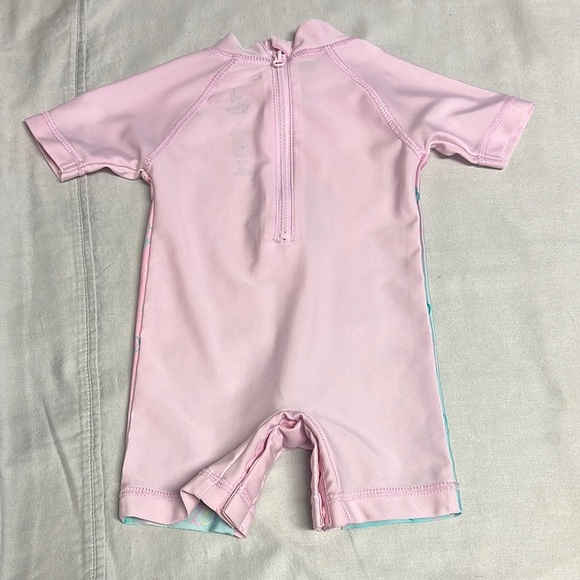 Disney - Little Mermaid Pink and Blue Rashguard Swimwear - Picture 3 of 4